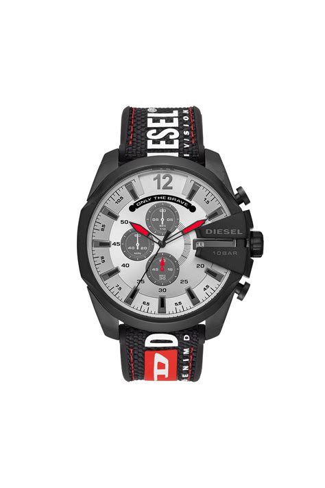 Mega Chief Men's Watches: Nylon, Leather, Silicone.